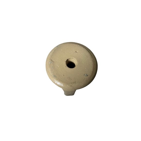 1 Williamsburg Pottery Candlestick Holder Primitive Folkart Americano Blue gray - Picture 7 of 9